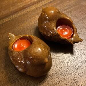 Partylite Little Birdy Tealight votives -Set of Two